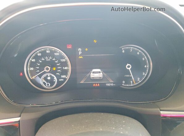 5NMMCDTC8RH014859 2024 GENESIS GV70 Silver Instrument cluster view