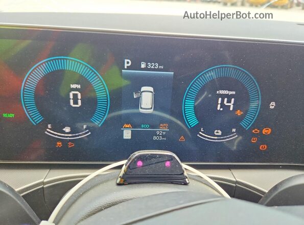 5NMP24G15TH130536 2026 HYUNDAI SANTA White Սարքավորումների վահանակի տեսք