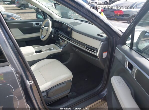 5NMP24G19SH063521 2025 HYUNDAI SANTA FE HYBRID Gray Vista interior delantera
