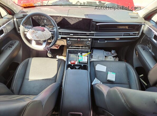 5NMP24G1XSH063978 2025 HYUNDAI SANTA Red Առջևի վահանակի տեսք