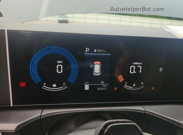 5NMP24GL0TH179161 2026 HYUNDAI SANTA Charcoal Instrument cluster view