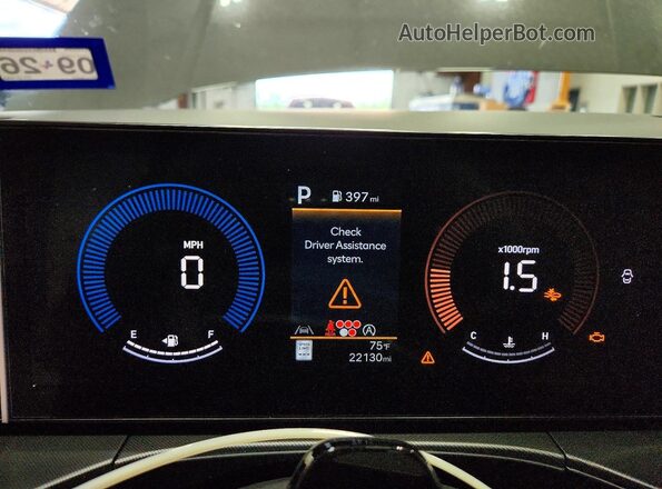 5NMP24GL2TH167948 2026 HYUNDAI SANTA Gray Instrument cluster view