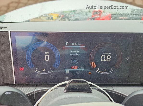 5NMP24GL3RH003066 2024 HYUNDAI SANTA Silver Вид щитка приладів