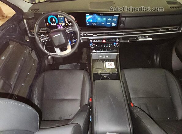 5NMP24GL4SH082933 2025 HYUNDAI SANTA Blue Vista del salpicadero