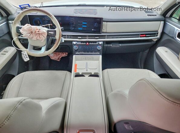 5NMP24GL5SH093309 2025 HYUNDAI SANTA White წინა პანელის ხედი