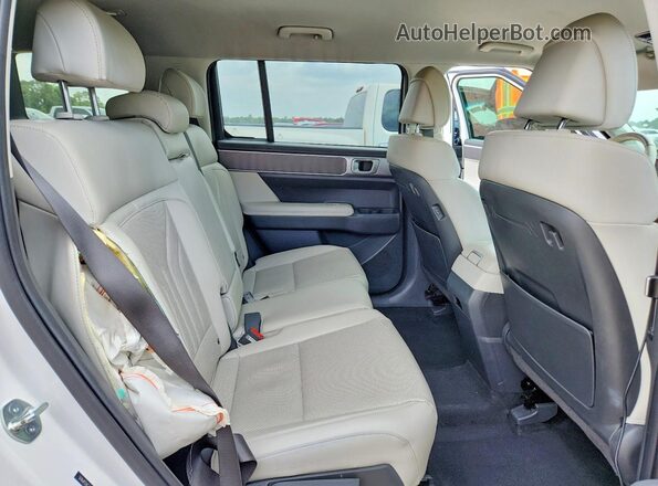5NMP24GL5SH093309 2025 HYUNDAI SANTA White უკანა სალონის ხედი
