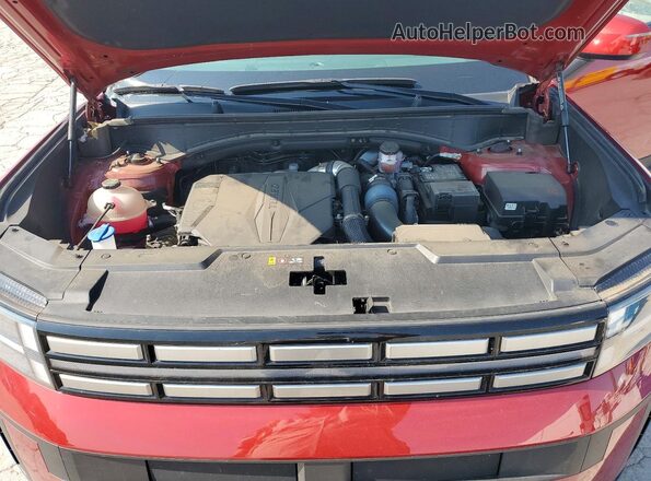 5NMP24GL6RH028706 2024 HYUNDAI SANTA Red Widok komory silnika