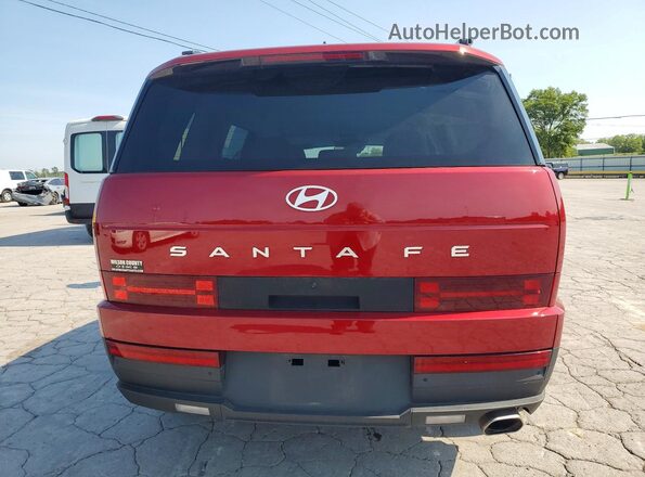 5NMP24GL6RH028706 2024 HYUNDAI SANTA Red Widok z tyłu