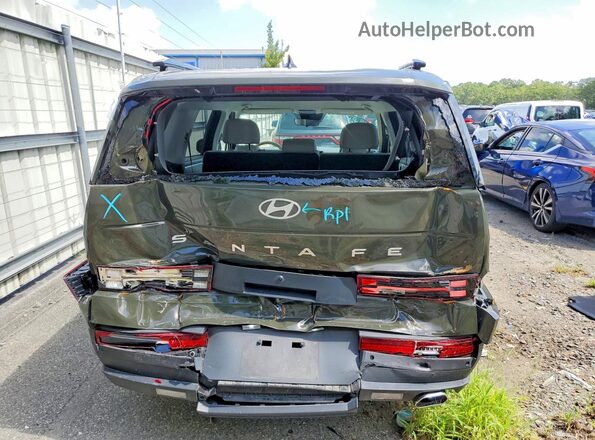 5NMP24GL6RH041861 2024 HYUNDAI SANTA Green Rear view