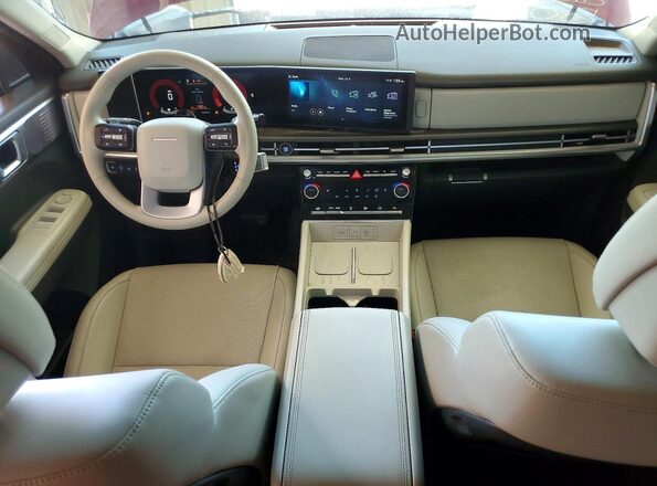 5NMP24GL7RH037849 2024 HYUNDAI SANTA Red Vista del salpicadero
