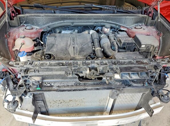 5NMP24GL7RH037849 2024 HYUNDAI SANTA Red Vista del compartimento del motor