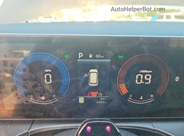 5NMP24GL8TH202640 2026 HYUNDAI SANTA Blue Vista del cuadro de instrumentos