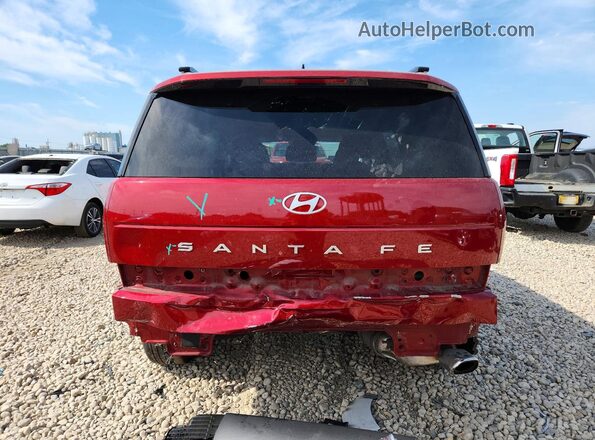 5NMP24GLXSH073685 2025 HYUNDAI SANTA Красный Вид сзади
