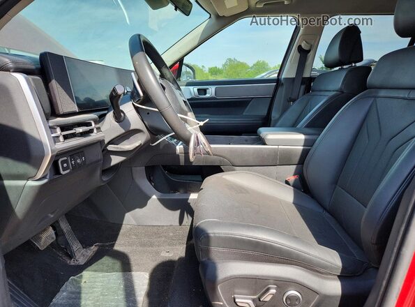 5NMP24GLXSH073685 2025 HYUNDAI SANTA Красный Вид салона спереди