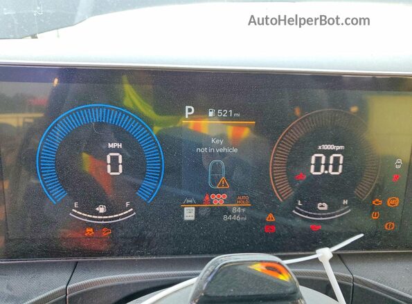 5NMP2DG10TH092097 2026 HYUNDAI SANTA Gray Vista del cuadro de instrumentos