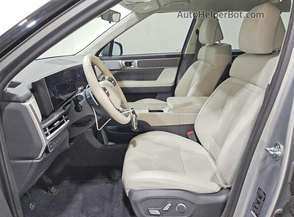 5NMP2DG12RH004384 2024 HYUNDAI SANTA Silver Front interior view