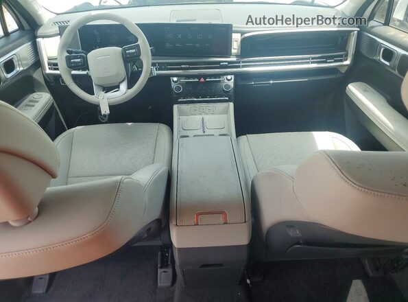 5NMP2DG17SH065798 2025 HYUNDAI SANTA White Вид панелі приладів