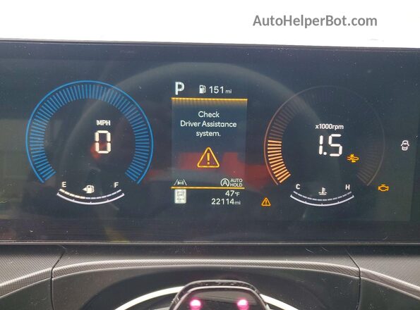 5NMP2DGL0SH142819 2025 HYUNDAI SANTA Gray Instrument cluster view