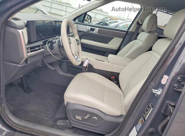 5NMP2DGL0SH142819 2025 HYUNDAI SANTA Gray Front interior view