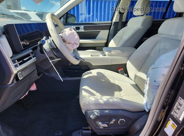 5NMP2DGL6SH098017 2025 HYUNDAI SANTA Black Front interior view