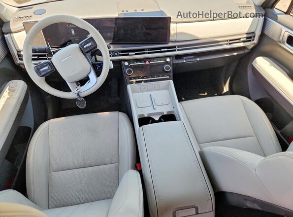 5NMP2DGL7RH067305 2024 HYUNDAI SANTA Silver Widok deski rozdzielczej