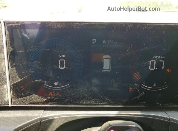 5NMP2DGL8TH167078 2026 HYUNDAI SANTA White Սարքավորումների վահանակի տեսք