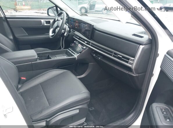 5NMP2DGLXSH101002 2025 HYUNDAI SANTA FE White წინა სალონის ხედი