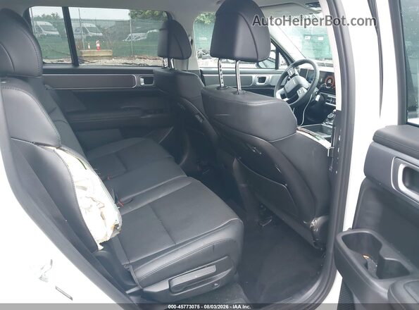 5NMP2DGLXSH101002 2025 HYUNDAI SANTA FE White VIN კოდის სტიკერის ხედი