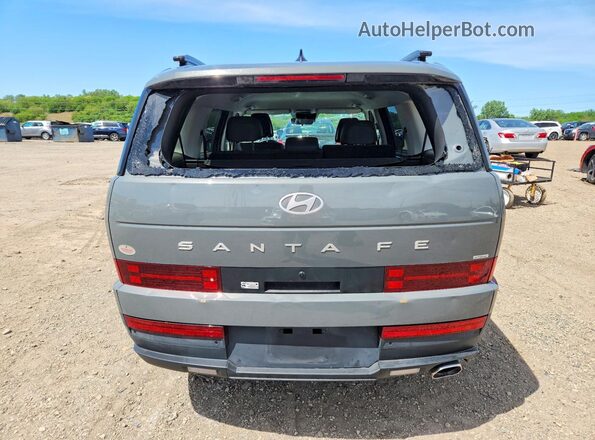 5NMP2DGLXSH123274 2025 HYUNDAI SANTA Gray Rear view