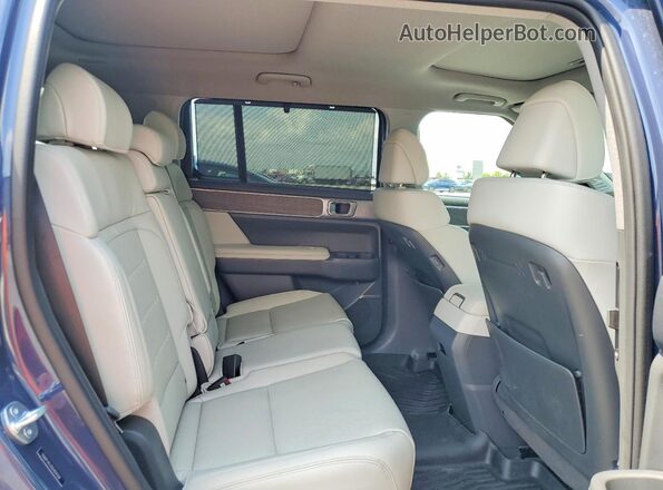 5NMP34G13SH034268 2025 HYUNDAI SANTA Blue Вид задньої частини салону