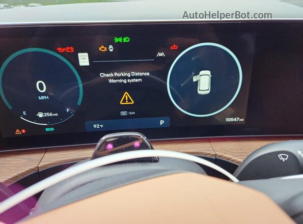 5NMP34G14TH105351 2026 HYUNDAI SANTA Black Instrument cluster view