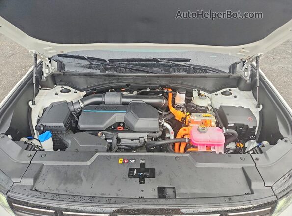 5NMP34G15SH027208 2025 HYUNDAI SANTA White Engine compartment view