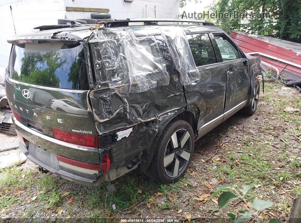 5NMP3DG18RH009487 2024 HYUNDAI SANTA FE HYBRID Green Rear right