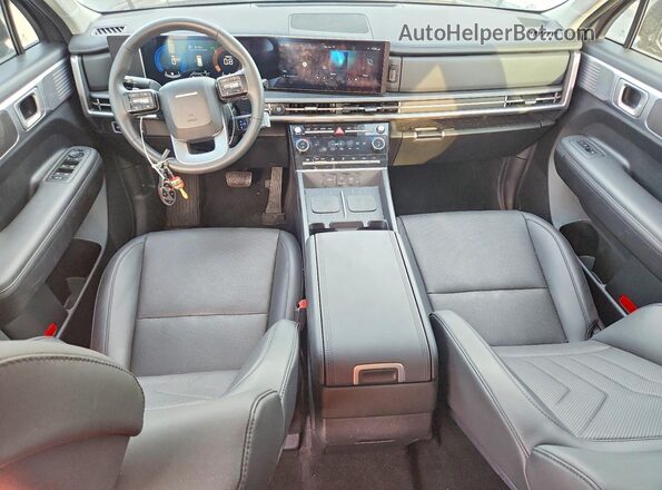 5NMP3DGL1RH044535 2024 HYUNDAI SANTA Gray Widok deski rozdzielczej