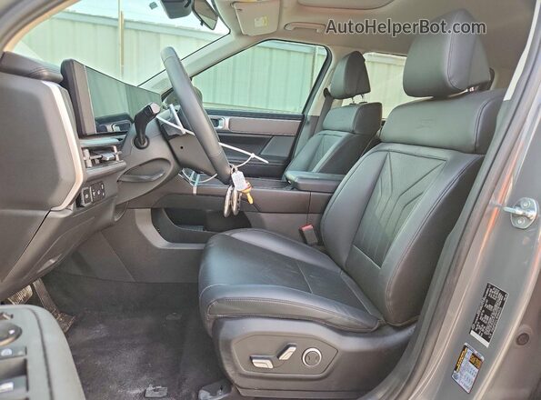5NMP3DGL1RH044535 2024 HYUNDAI SANTA Gray Widok wnętrza z przodu