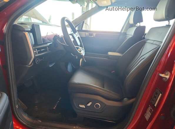 5NMP3DGL1SH107980 2025 HYUNDAI SANTA Red Vista interior delantera