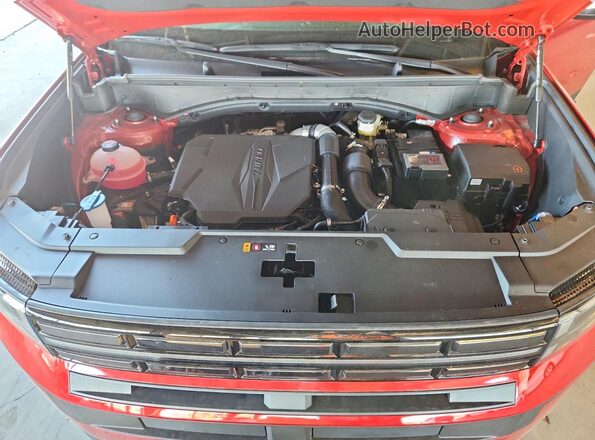 5NMP3DGL1SH107980 2025 HYUNDAI SANTA Red Vista del compartimento del motor