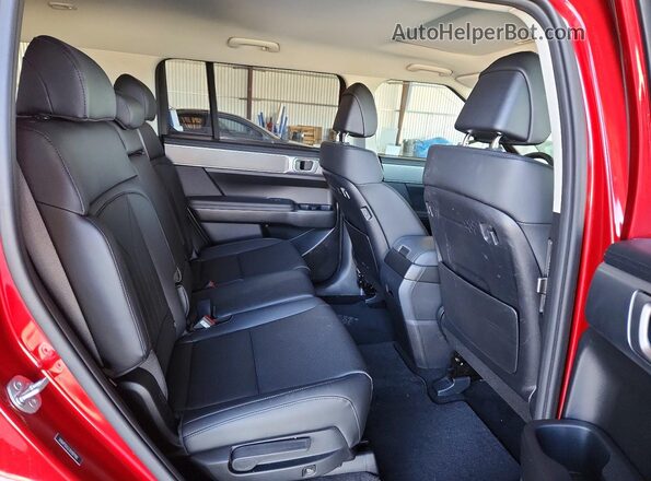 5NMP3DGL1SH107980 2025 HYUNDAI SANTA Red Vista interior trasera