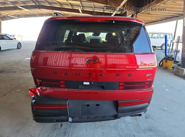 5NMP3DGL1SH107980 2025 HYUNDAI SANTA Red Vista trasera
