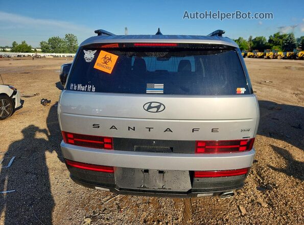 5NMP3DGL3RH058968 2024 HYUNDAI SANTA Silver Widok z tyłu