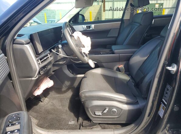 5NMP3DGL8RH034701 2024 HYUNDAI SANTA Black Вид салону спереду