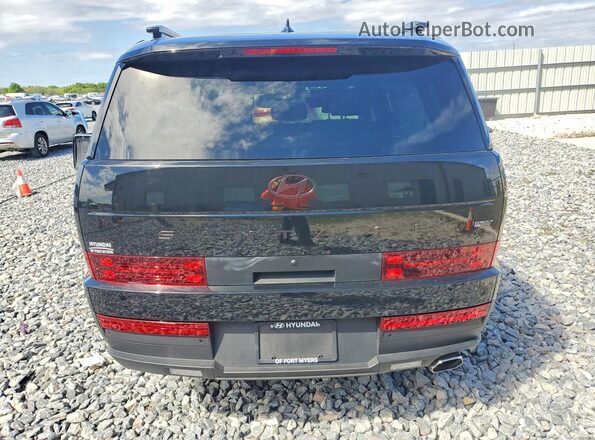 5NMP3DGL8RH034701 2024 HYUNDAI SANTA Black Вид ззаду