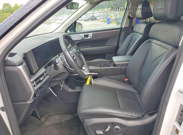 5NMP3DGL8RH052874 2024 HYUNDAI SANTA White Vista interior delantera