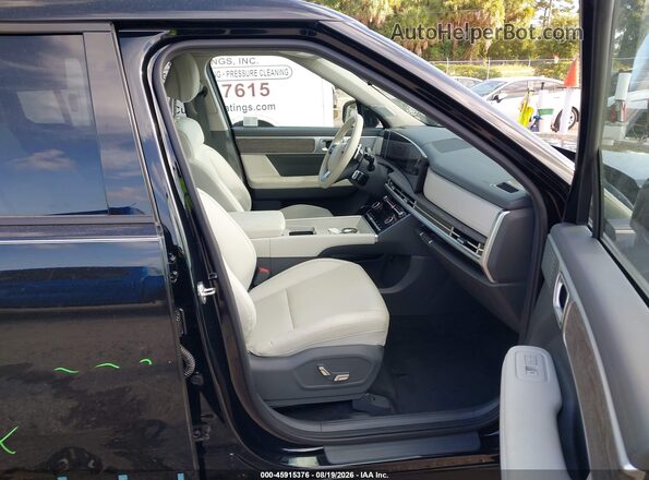 5NMP44GL3RH053458 2024 HYUNDAI SANTA FE Black Widok wnętrza z przodu