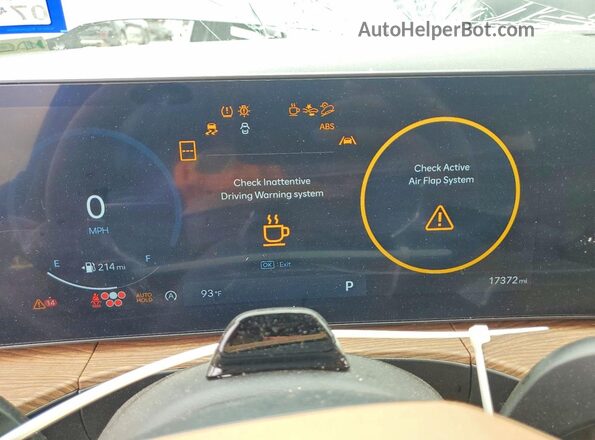 5NMP44GL5SH076956 2025 HYUNDAI SANTA Gray Вид щитка приладів