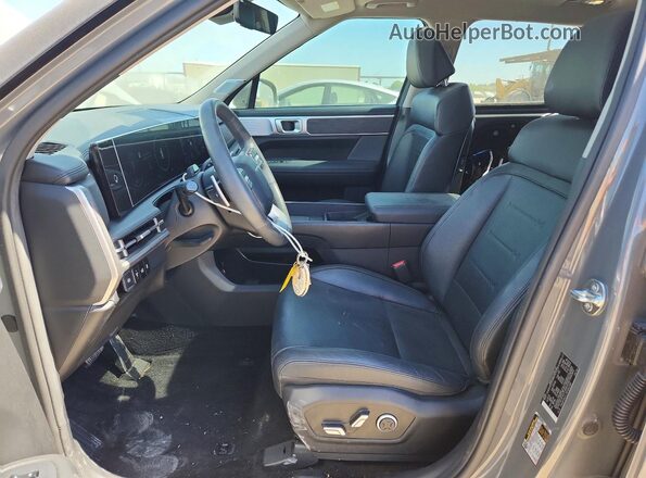 5NMP44GL7RH065189 2024 HYUNDAI SANTA Gray Вид салону спереду