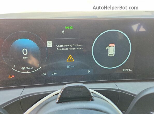 5NMP44GL7RH065189 2024 HYUNDAI SANTA Gray Вид щитка приладів