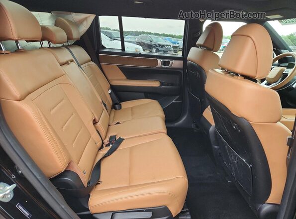 5NMP44GL8RH016132 2024 HYUNDAI SANTA Black Rear seats view