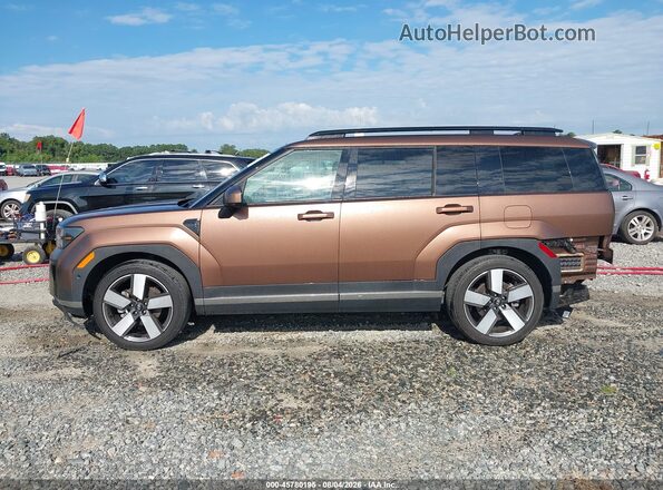 5NMP44GL9RH038480 2024 HYUNDAI SANTA FE Brown Widok wnętrza 360 stopni