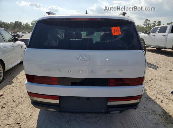5NMP44GLXRH058429 2024 HYUNDAI SANTA White უკანა ხედი